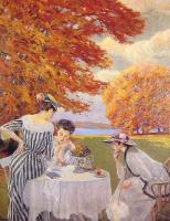 Edward Cucuel - Tea in the Park